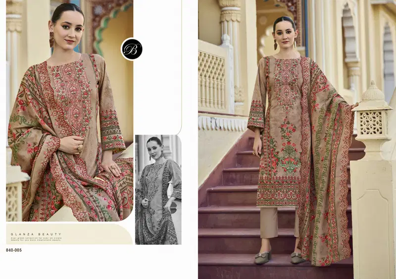 Guzarish Vol 22 By Belliza Cotton Printed Dress Material Exporters In India